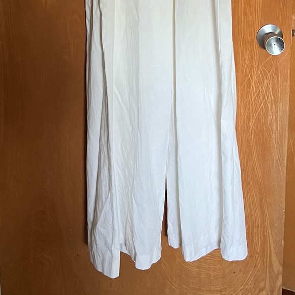 Zara White Jumper/Romper with Spaghetti Straps - Picture 4 of 5